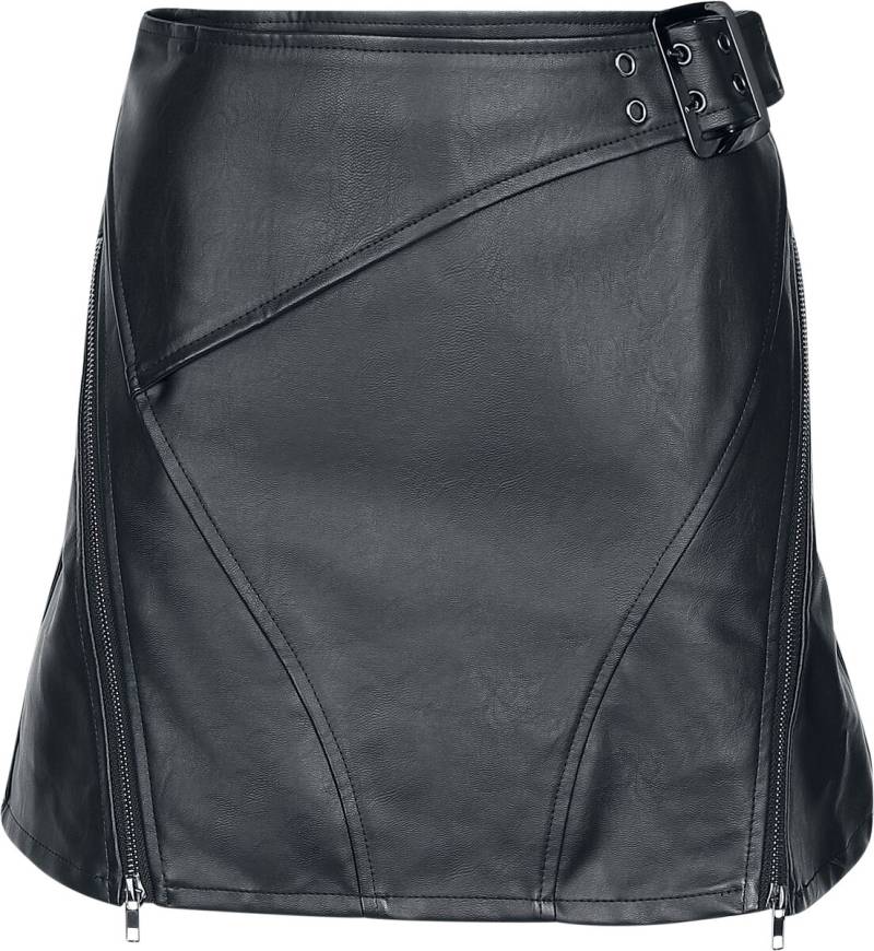 Punk Rave Punk Short Skirt Kurzer Rock schwarz in M von Punk Rave
