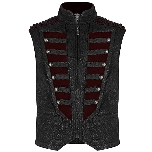 Punk Rave Weste - Colonel's Walk Berryblood (XXL) von Punk Rave