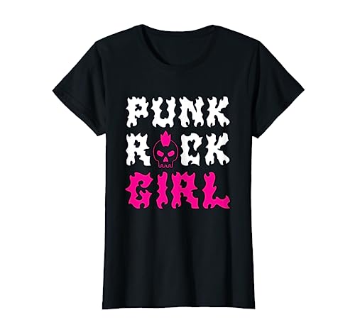 Punkrock-Mädchen | Mohawk Punkrocker | Punker T-Shirt von Punk Rock Girl Mohawk Punk Rocker Punker Gift