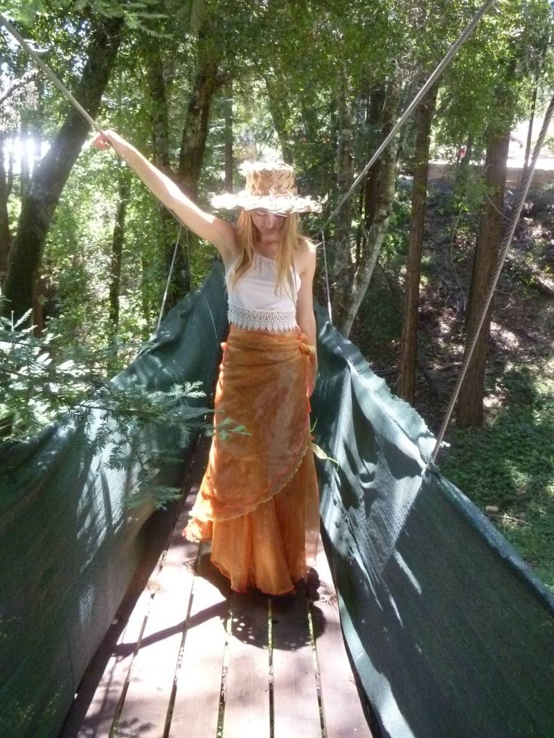 Ätherisch Kupfer Fee Festival Wickelrock - Freie Größe von PunkinsPatches