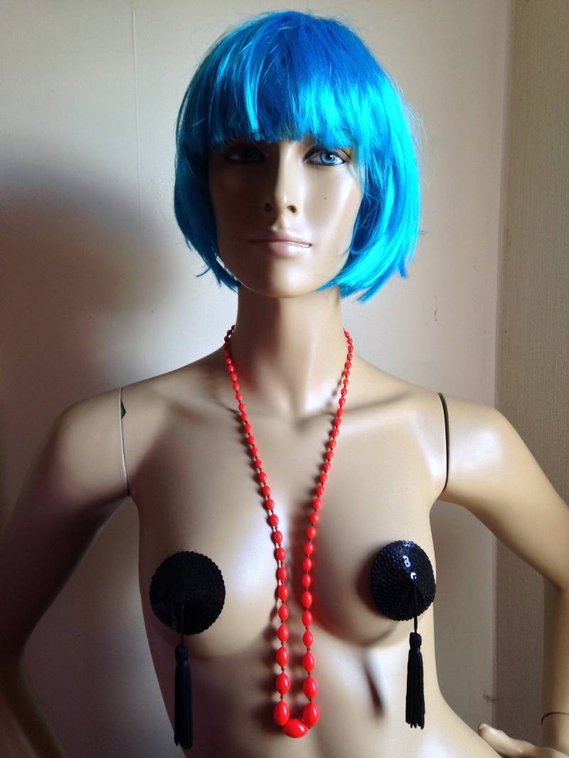 Vtg 30 Es Antique Orange Glass Perlen Halskette Os von PunkorellaVintage