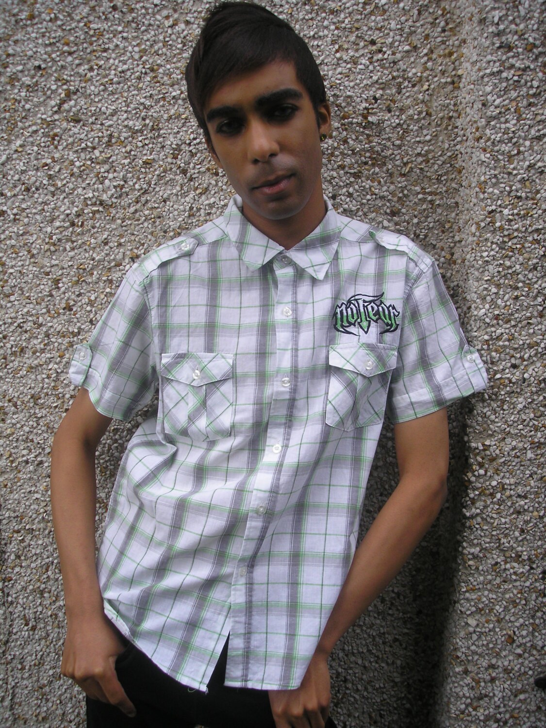 Vtg 90's Indie Karo Besticktes Hemd Xs/S von PunkorellaVintage