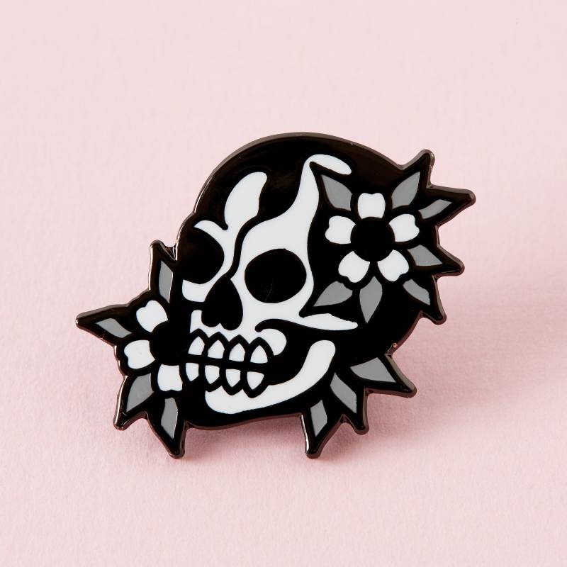 Skull Face Emaille Pin // Badge Punky Pins Skull Face Emaille Pin // Badge Punky Pins von Punkypins