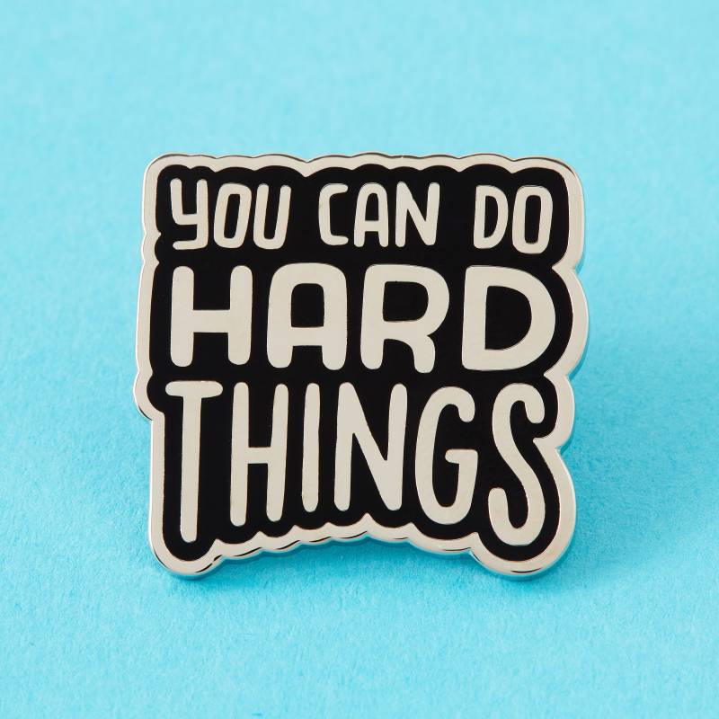 You Can Do Hard Things Pin // Anstecknadel Brosche You Can Do Hard Things Pin // Anstecknadel Brosche von Punkypins