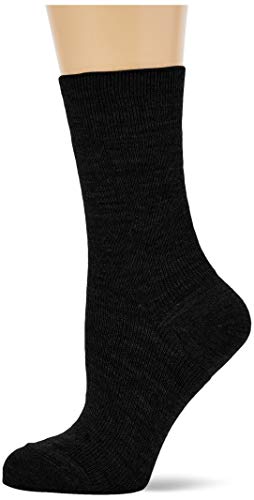 Punto Blanco Damen Calcetin Corto orlon LISO termico Mujer Socken, Negro, 39/44 Herstellergröße U von Punto Blanco