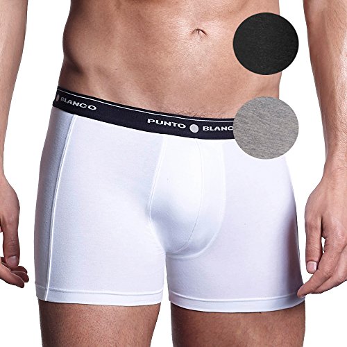 Punto Blanco Herren Triplo Bóxer Basix Boxershorts, Mehrfarbig (Multicolor 587), Large (3er Pack) von Punto Blanco