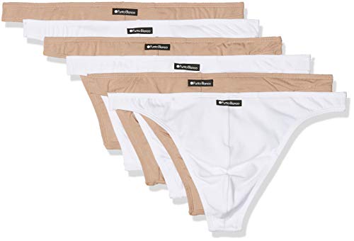 Punto Blanco Herren Duplo Tanga Invisible Tangahöschen, Mehrfarbig (Multicolor581), M (2er Pack) von Punto Blanco