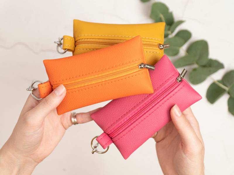 Lederbeutel Handgemachte Münze, Medikamente, Kartenhalter von PuntoBelle