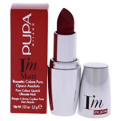 Pupa Milano I Am Matt Pure Color Lipstick - 072 Velvet Ruby for Women - 3.5g Lipstick von Pupa