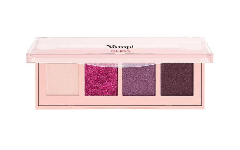 Pupa Milano Lidschatten Pupa Milano Vamp! 4 Eyeshadows Palette 004-Vibrant Plum 5,2gr von Pupa Milano