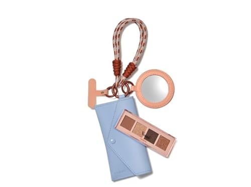Pupa EveryWear Lidschatten-Palette Vamp! 002 Gold Bronze + Handschlaufe, Telefonpatch, Spiegel, Palettenhalter, Hellblau von Pupa