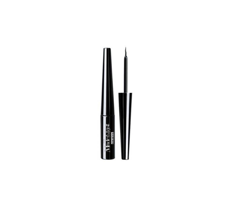Pupa Eyeliner Wasserfester flüssiger Eyeliner 3,2 ml - Farbe: 001 Extra Black von Pupa