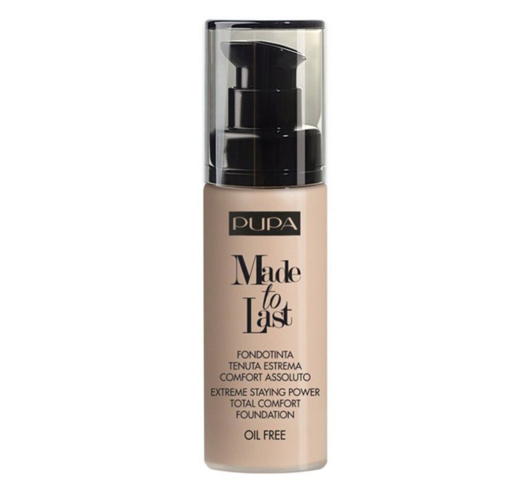 Pupa Foundation Pupa, Women, Made To Last Foundation 010 30ml von Pupa