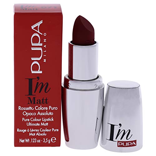 Pupa I Am Matt Pure Color Lipstick - 071 True Red Milano für Frauen - 3,5 g Lippenstift von Pupa