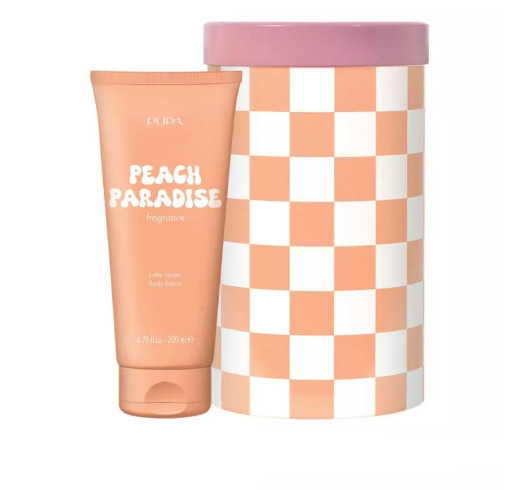 Pupa Körperpflegemittel Körperlotion Pfirsichparadies Happy Box (Körperlotion) 200 ml von Pupa