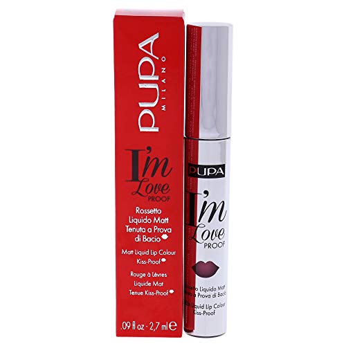 Pupa Milano I Am Love Proof Matte Liquid Lip Color – 004 Intense Rose für Frauen – 2,6 g Lippenstift von Pupa