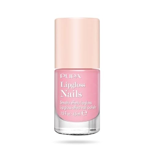 Pupa Nagellack mit Lipgloss-Effekt Nails Nail Polish 002 Baby Doll Pink 4,5 ml von Pupa