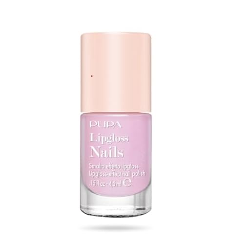 Pupa Nagellack mit Lipgloss-Effekt Nails Nail Polish 002 Baby Doll Pink 4,5 ml von Pupa