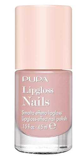 Pupa Nagellack mit Lipgloss-Effekt Nails Nail Polish 004 Deep Nude 4,5 ml von Pupa