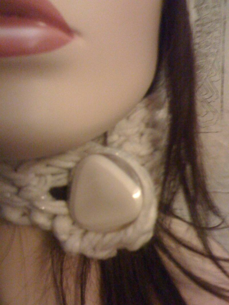 Die Winter Weiße Hase Kapuze Stricken Hand Gestrickt Ohren Warm Knopf Tier Kawaii von PuppchenNY