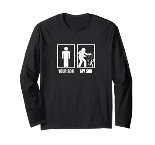 Puppet Master Dein Sohn Mein Sohn Papa Mama Lustiger Puppenspieler Langarmshirt von Puppet Master Gifts For Men And Women