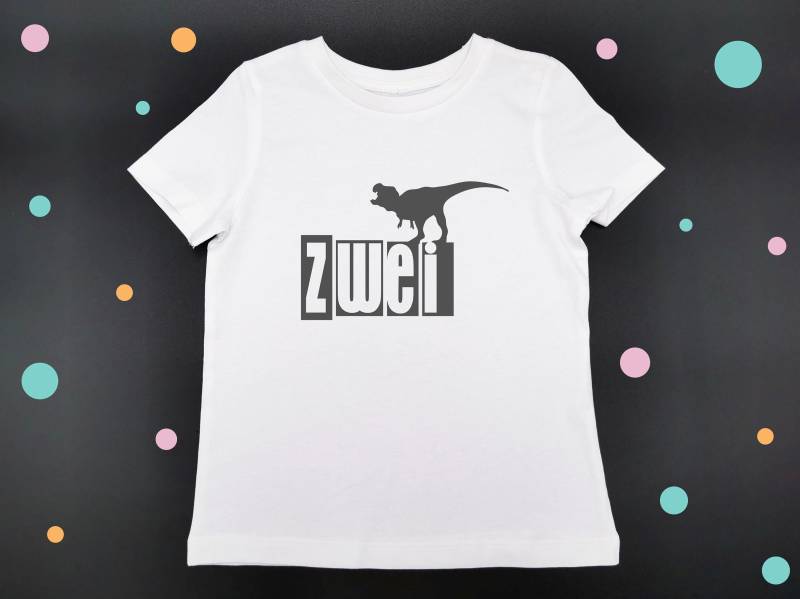 Bügelbild Aufbügler Geburtstag Dino von PuppilottasHandmade