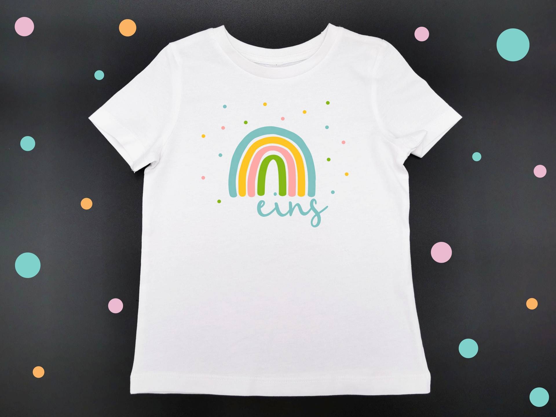 Bügelbild Aufbügler Geburtstag Regenbogen Mit Alter 4Farbig Bügelbild Aufbügler Geburtstag Regenbogen Mit Alter 4Farbig von PuppilottasHandmade