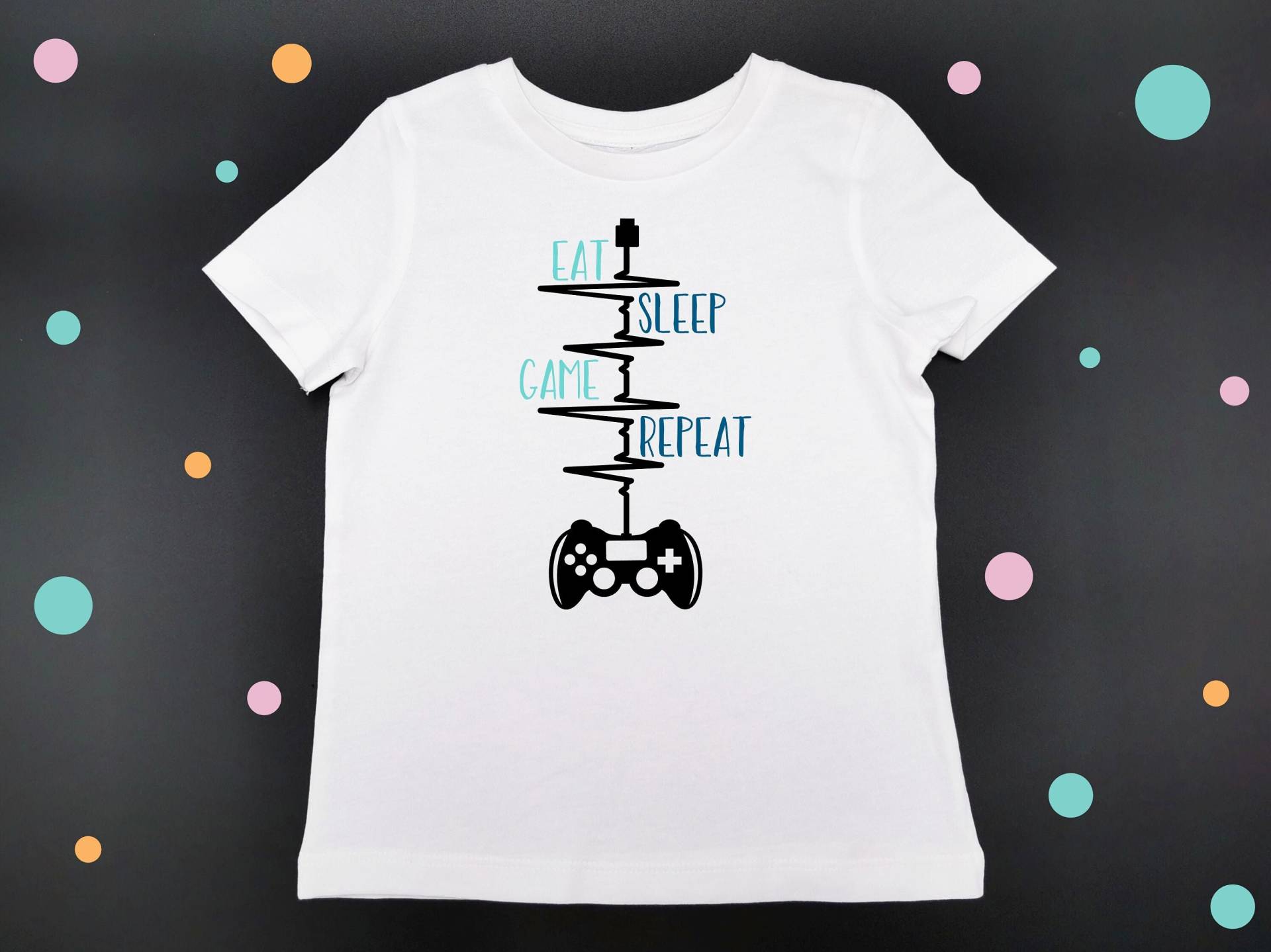 Bügelbild Gamer Aufbügler Wunschfarbe 3Farbig von PuppilottasHandmade