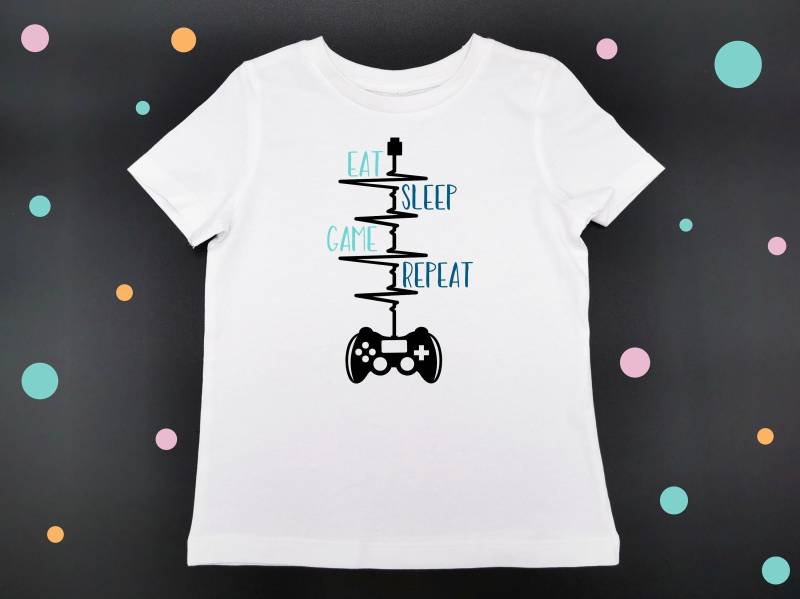 Bügelbild Gamer Aufbügler Wunschfarbe 3Farbig von PuppilottasHandmade