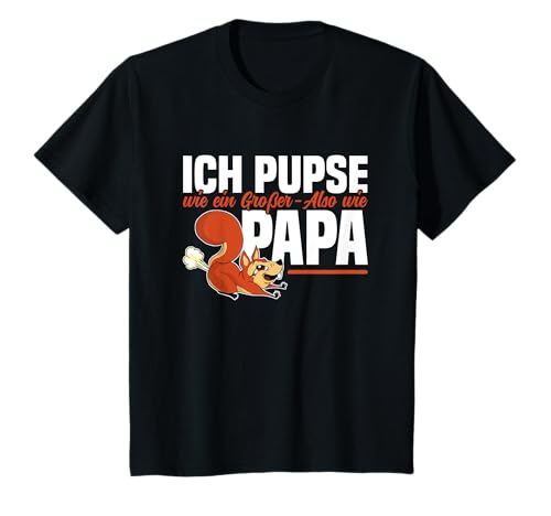 Kinder Kleinkind Pupsen Wie Papa Baby Vatertag Kleiner Pupser T-Shirt Kinder Kleinkind Pupsen Wie Papa Baby Vatertag Kleiner Pupser T-Shirt von Pupsen Geschenke Kleinkind Vatertag Kleiner Pupser