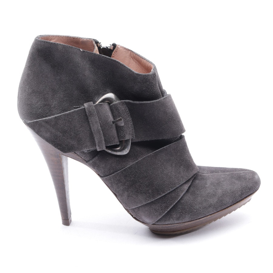 Pura López Ankle Boots EUR 38,5 Dunkelgrau von Pura López