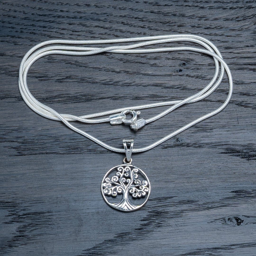 Kette Silber "Baum Des Lebens" Anhänger von PuraEnergia