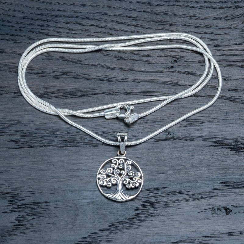 Kette Silber "Baum Des Lebens" Anhänger von PuraEnergia