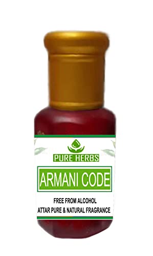 Pure Herbs ARMANI CODE ATTAR Free From Alcohol For Unisex,Suitable For Occasion Partys & Daily Uses Fragrance 5ML von Pure Herbs