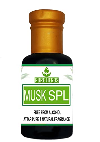 Pure Herbs Moschus NAFA SPL Attarfrei , für Unisex, geeignet für Anlässe, Partys und den täglichen Gebrauch, Duft: 50 ml von Pure Herbs