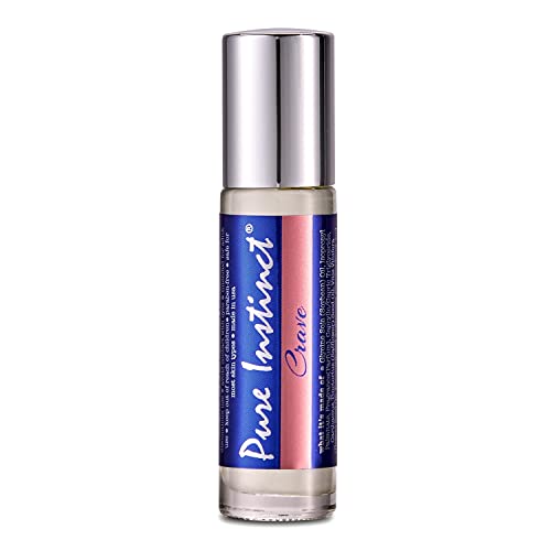 Pure Instinct CRAVE Roll-On The Original Pheromon Infused Essential Oil Parfum Cologne – For Her – TSA Ready 0.34 fl oz von Pure Instinct
