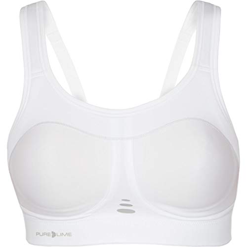 Pure Lime 5707258728490 Damen BH Top, 1000 White, EU100/US-UK44 F/US DD/UK E von Pure Lime