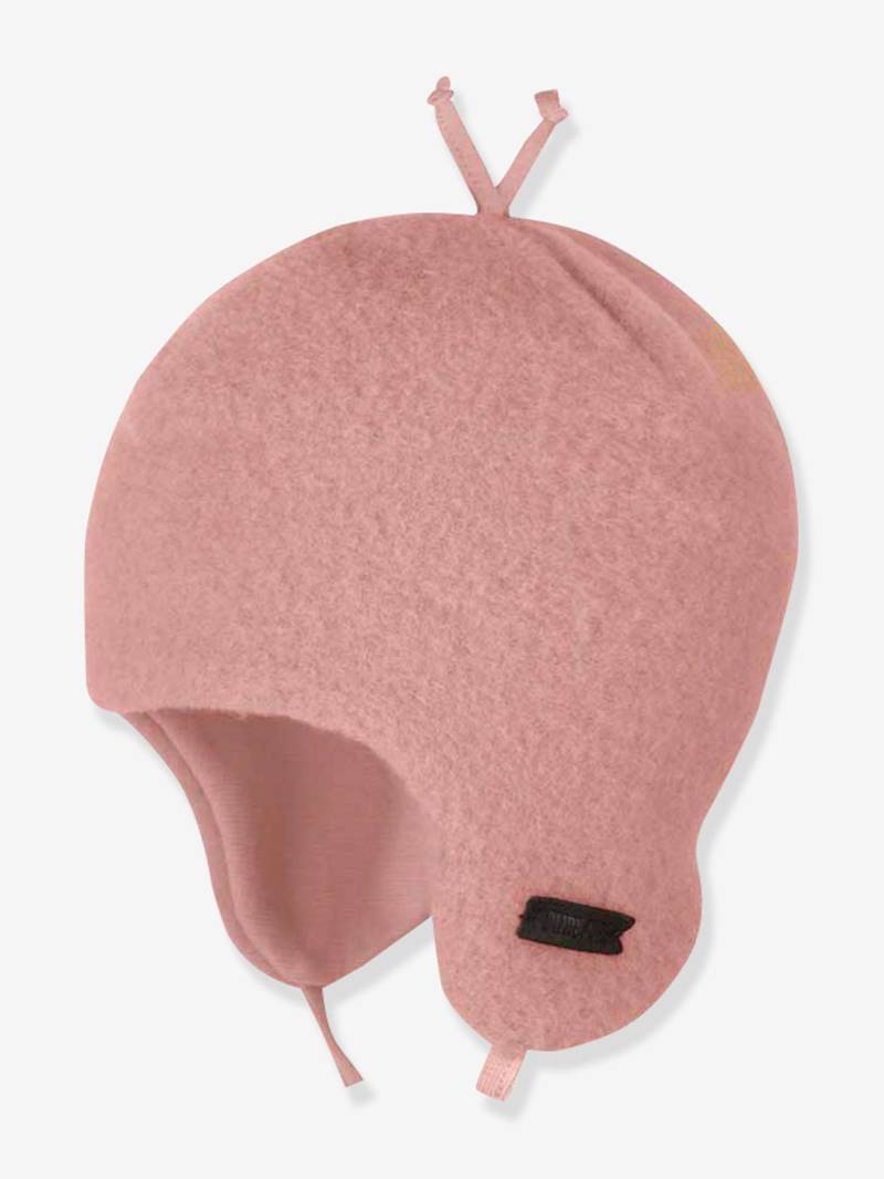 Bindemütze Mädchen Baby PURE PURE by Bauer aus Merinowolle pudrig von Pure Pure By Bauer