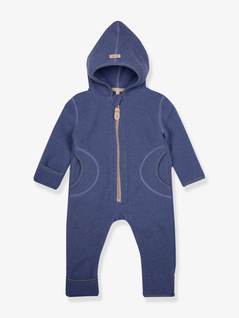 Fleece-Overall Baby mit Kapuze PURE PURE by Bauer aus Merinowolle von Pure Pure By Bauer
