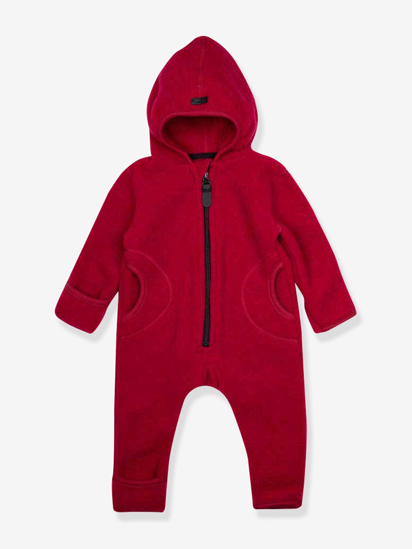 Fleece-Overall Baby mit Kapuze PURE PURE by Bauer aus Merinowolle Fleece-Overall Baby mit Kapuze PURE PURE by Bauer aus Merinowolle von Pure Pure By Bauer