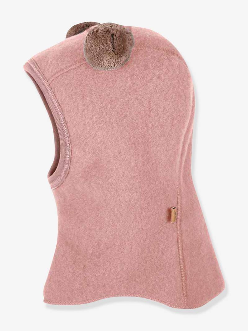 Schalmütze mit Ohren Mädchen PURE PURE by Bauer aus Merinowolle pudrig von Pure Pure By Bauer