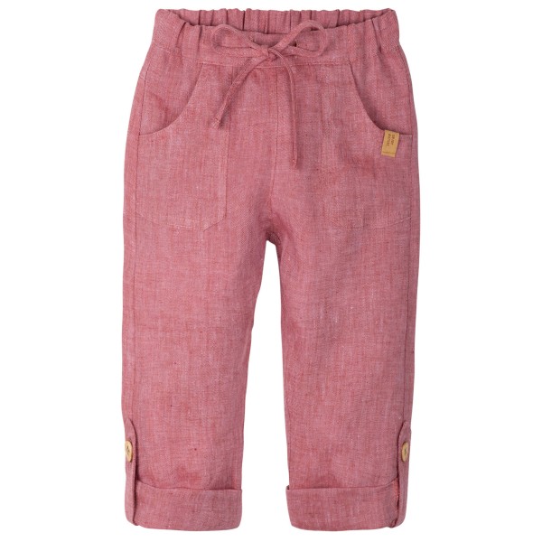 Pure Pure - Kid's Hose Leinen mit Taschen - Freizeithose Gr 104 rosa von Pure Pure