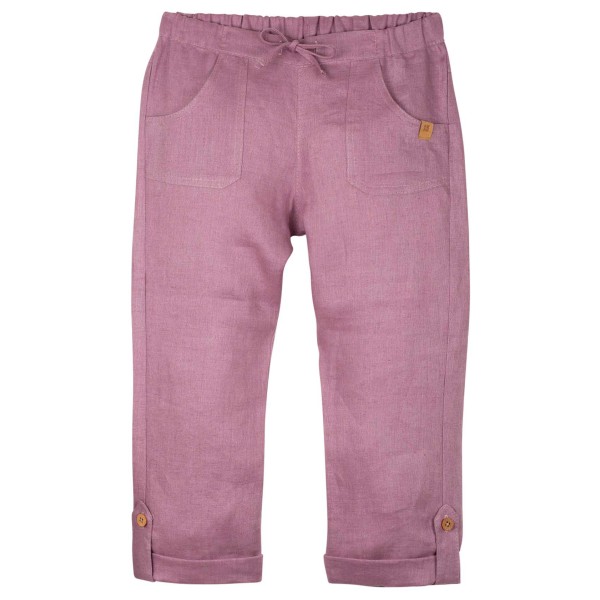 Pure Pure - Kid's Hose Leinen mit Taschen - Freizeithose Gr 92 rosa von Pure Pure