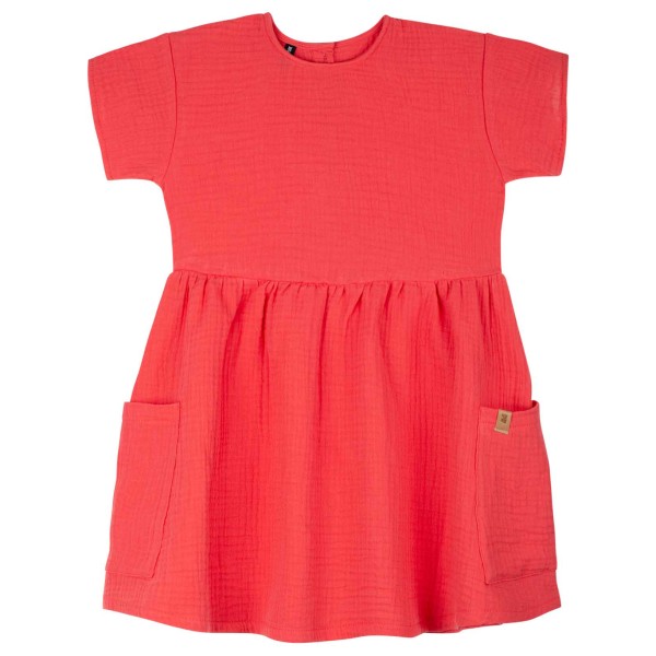 Pure Pure - Kid's Kleid Mull - Kleid Gr 92 rot von Pure Pure