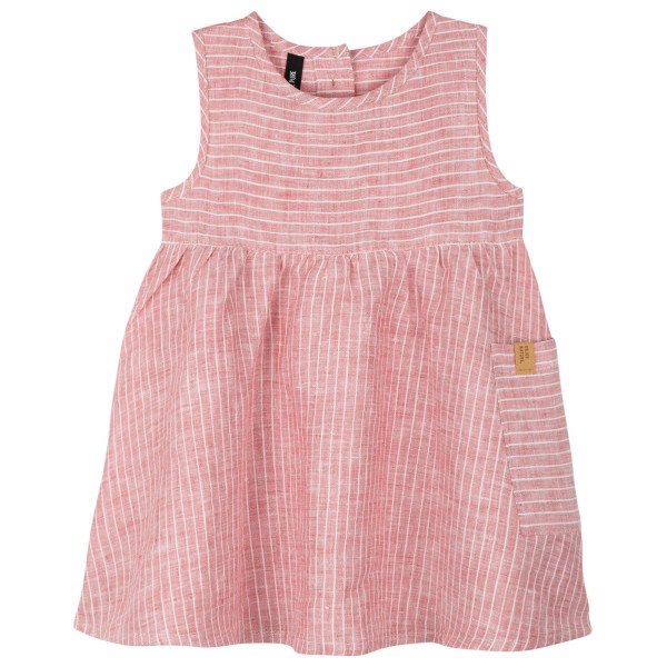 Pure Pure - Kid's Mini-Kleid Leinen gestreift - Kleid Gr 80 rosa von Pure Pure