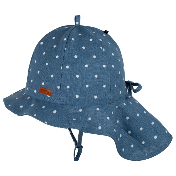 Pure Pure - Kid's Nackenschutz Leinen - Cap Gr 47 cm blau von Pure Pure