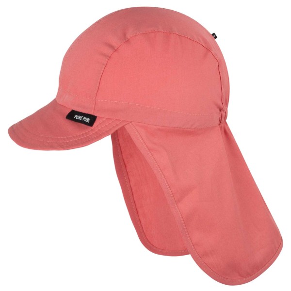 Pure Pure - Kid's Nackenschutz UV - Cap Gr 57 cm rot von Pure Pure