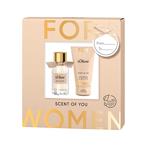 s.Oliver® Scent Of You Women | Geschenkset - funkelnd - elegant - feminin - für besondere Momente | Eau de Toilette 30ml & Duschgel 75ml von Pure Sense