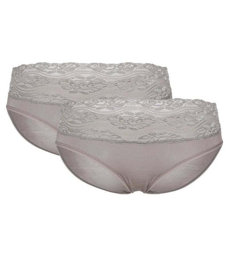 Pure Shape Slip Form-Unterwäsche elastisch (Packung, 2-teilig) mit Spitzenbund von Pure Shape