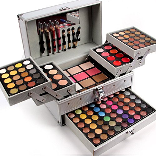 Pure Vie Professionelle 132 Farben Lidschatten Concealer Rouge und Lipgloss Palette Makeup Kit - Ideal für Sowohl den Professionellen als auch Persönlichen Gebrauch Pure Vie Professionelle 132 Farben Lidschatten Concealer Rouge und Lipgloss Palette Makeup Kit - Ideal für Sowohl den Professionellen als auch Persönlichen Gebrauch von Pure Vie
